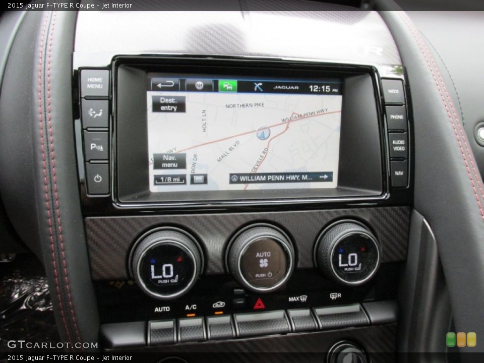 Jet Interior Controls for the 2015 Jaguar F-TYPE R Coupe #95120108