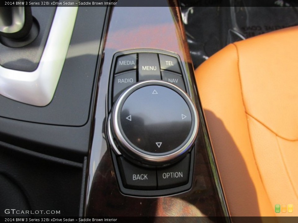 Saddle Brown Interior Controls for the 2014 BMW 3 Series 328i xDrive Sedan #95121020