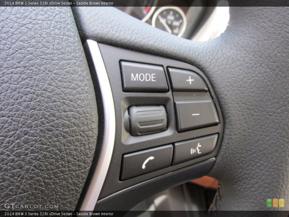 Saddle Brown Interior Controls for the 2014 BMW 3 Series 328i xDrive Sedan #95121068