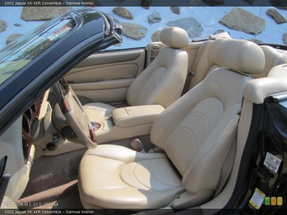 Oatmeal Interior Front Seat for the 2002 Jaguar XK XKR Convertible #95125831