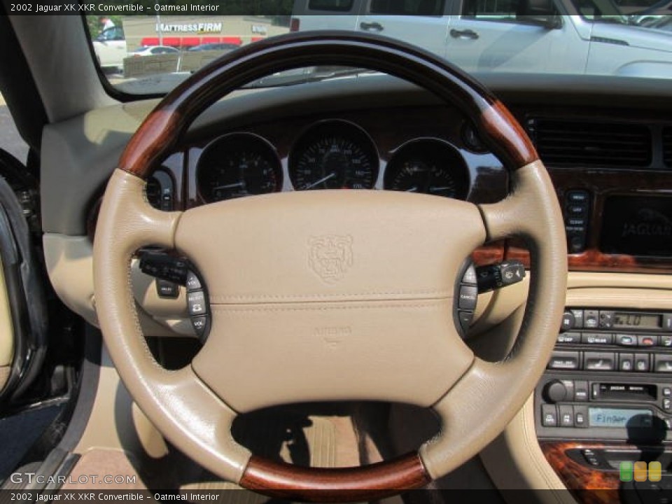 Oatmeal Interior Steering Wheel for the 2002 Jaguar XK XKR Convertible #95125877
