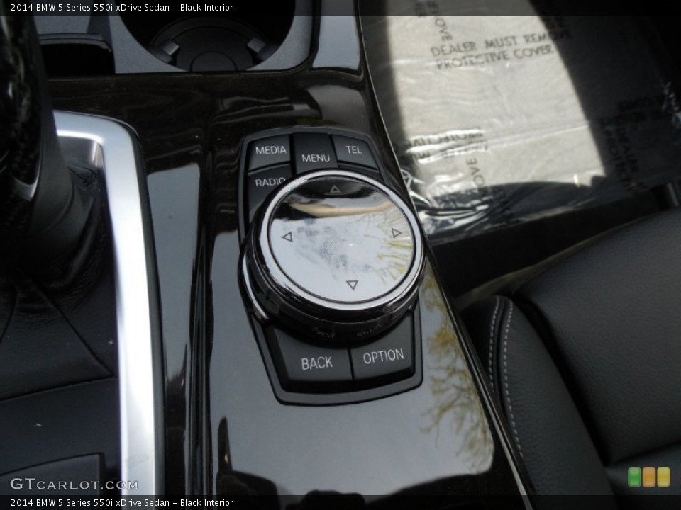Black Interior Controls for the 2014 BMW 5 Series 550i xDrive Sedan #95125994