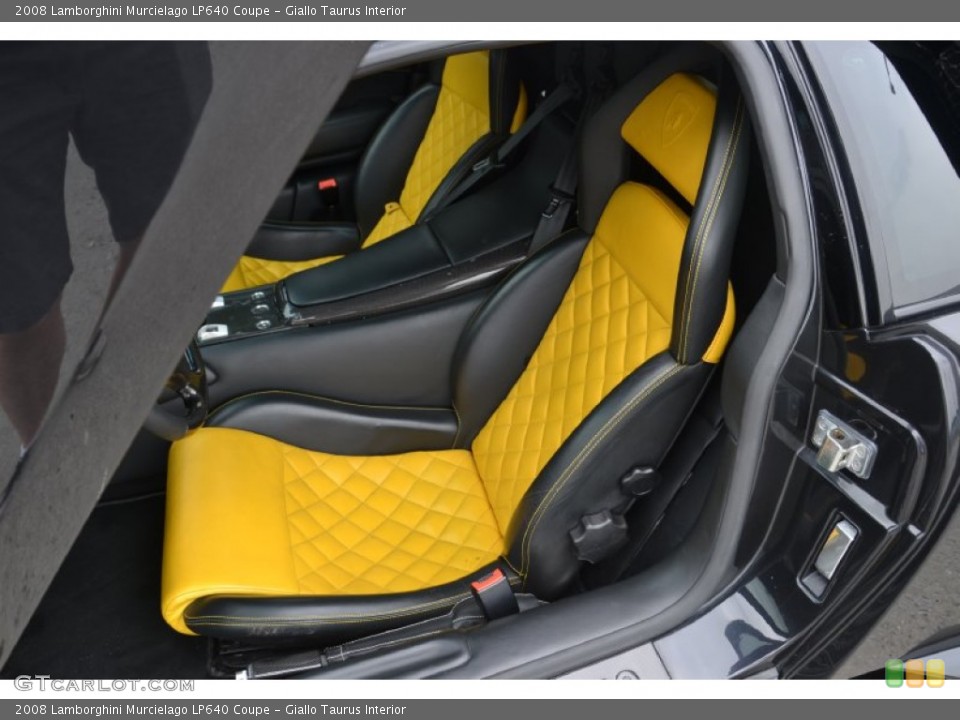 Giallo Taurus Interior Front Seat for the 2008 Lamborghini Murcielago LP640 Coupe #95126171