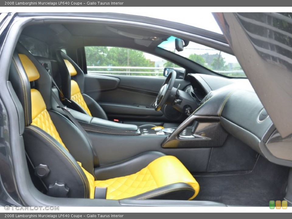 Giallo Taurus 2008 Lamborghini Murcielago Interiors