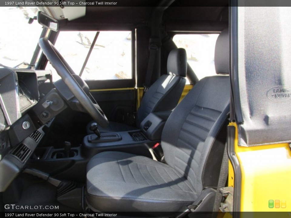 Charcoal Twill 1997 Land Rover Defender Interiors