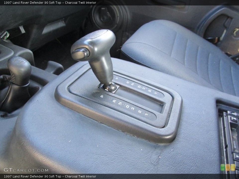 Charcoal Twill Interior Transmission for the 1997 Land Rover Defender 90 Soft Top #95130094