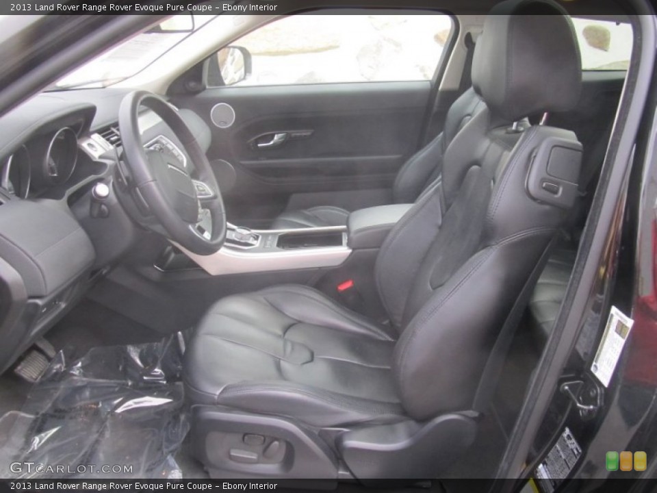 Ebony Interior Front Seat for the 2013 Land Rover Range Rover Evoque Pure Coupe #95131011