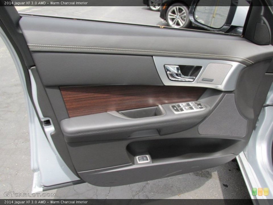Warm Charcoal Interior Door Panel for the 2014 Jaguar XF 3.0 AWD #95131346
