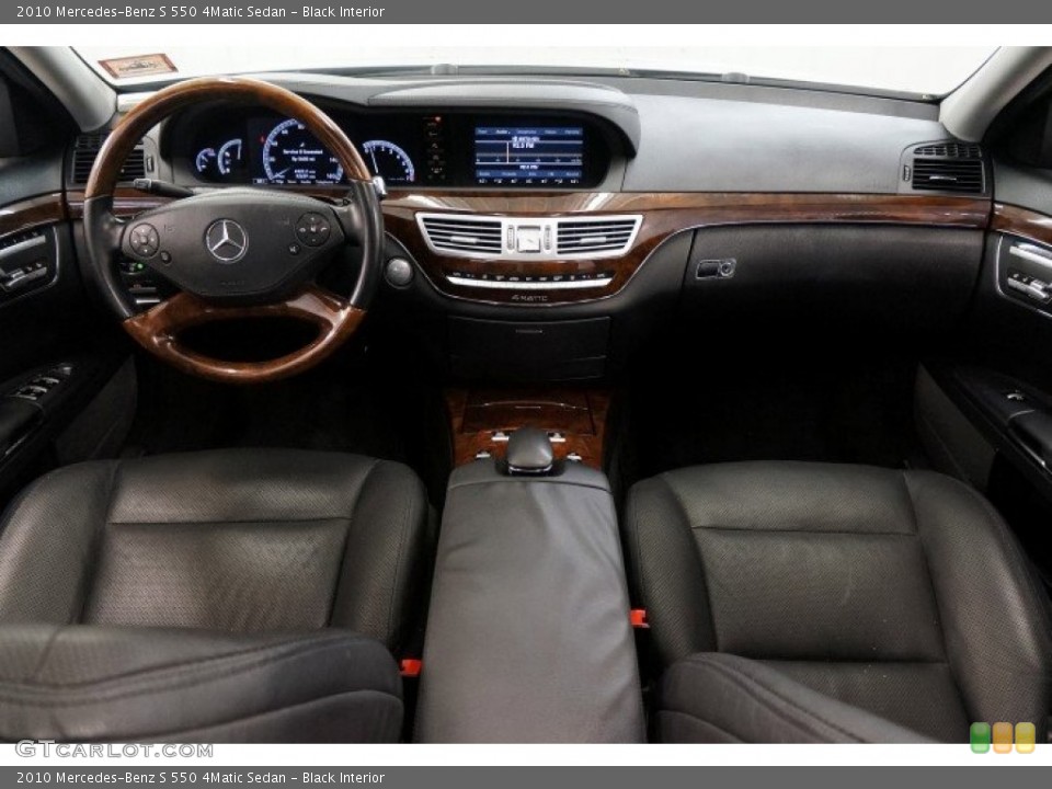 Black Interior Photo for the 2010 Mercedes-Benz S 550 4Matic Sedan #95132276