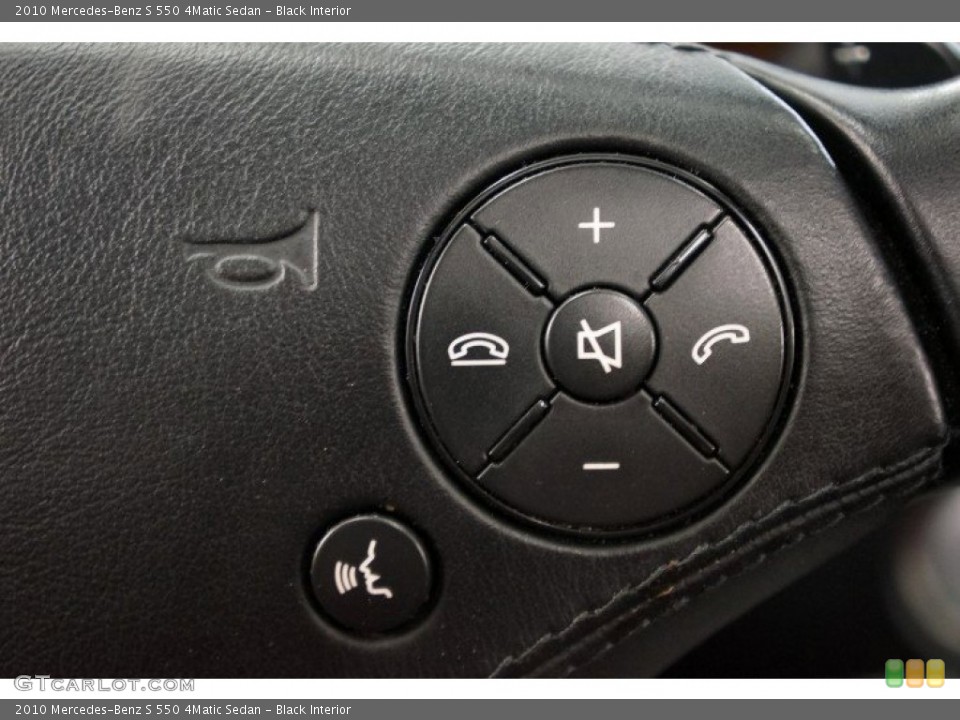 Black Interior Controls for the 2010 Mercedes-Benz S 550 4Matic Sedan #95132351