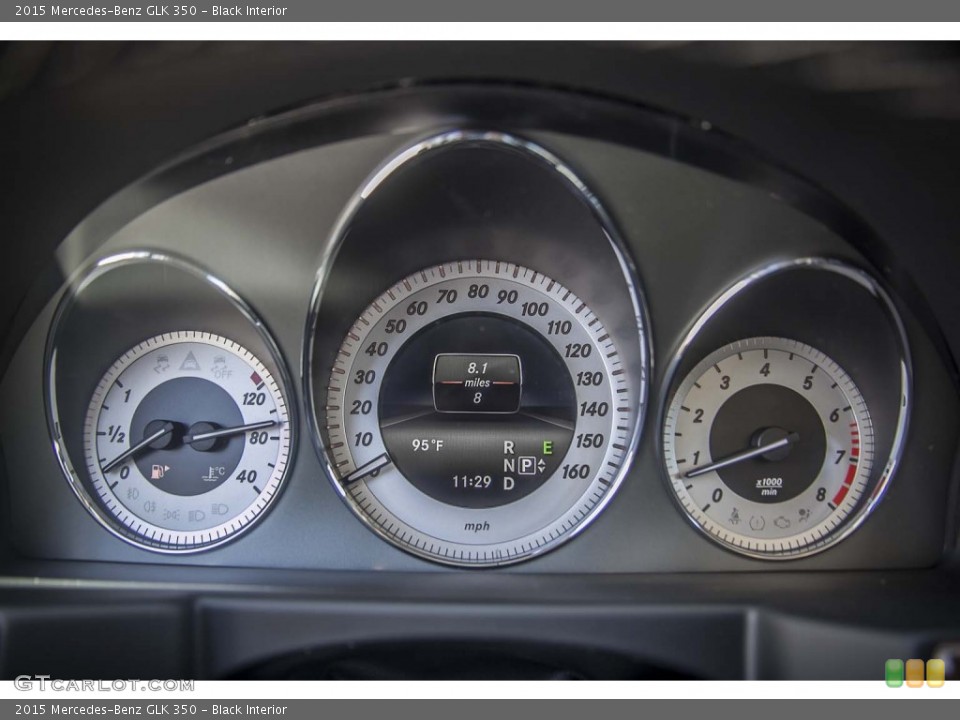 Black Interior Gauges for the 2015 Mercedes-Benz GLK 350 #95132570