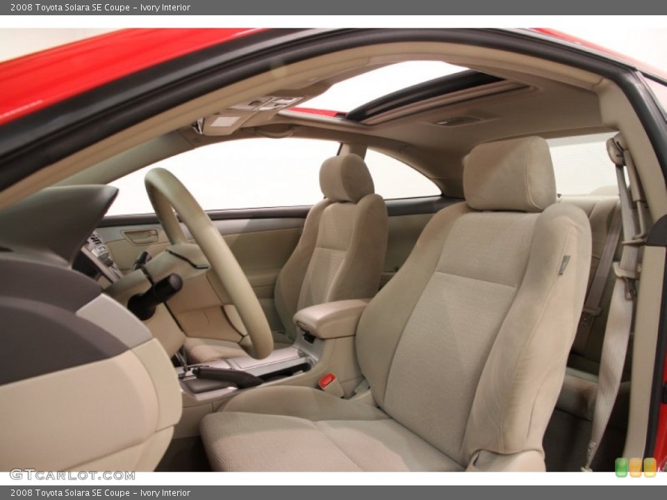 Ivory Interior Front Seat for the 2008 Toyota Solara SE Coupe #95134532