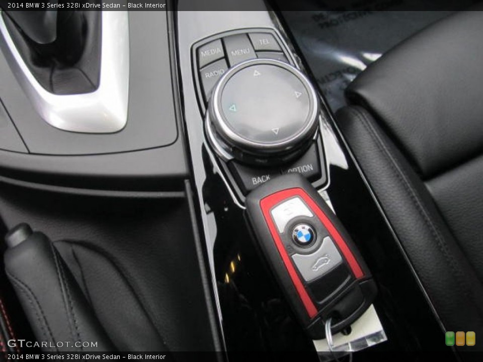 Black Interior Controls for the 2014 BMW 3 Series 328i xDrive Sedan #95136875