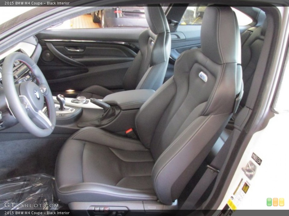 Black Interior Front Seat for the 2015 BMW M4 Coupe #95141994