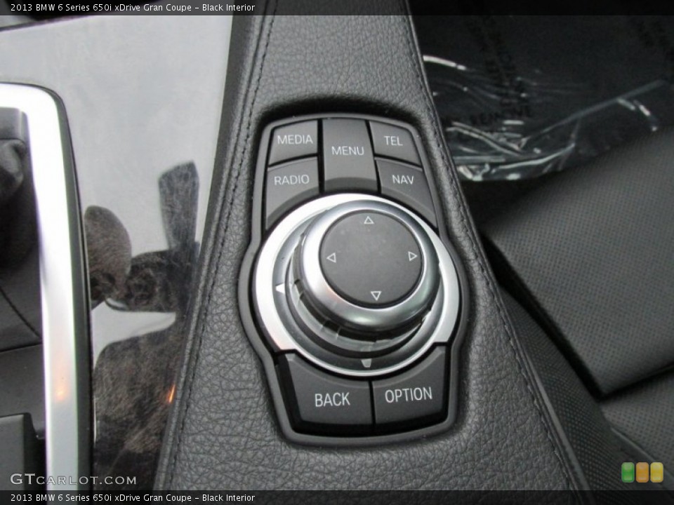 Black Interior Controls for the 2013 BMW 6 Series 650i xDrive Gran Coupe #95142760