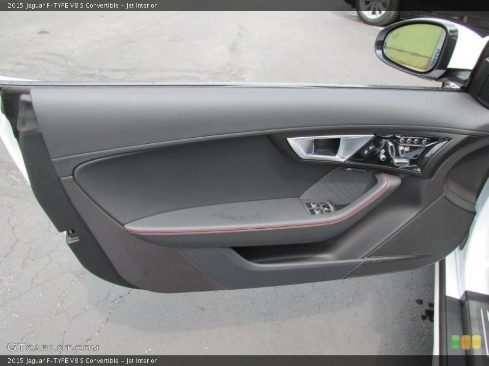 Jet Interior Door Panel for the 2015 Jaguar F-TYPE V8 S Convertible #95144099