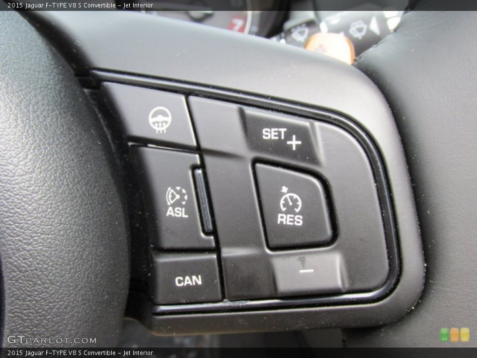 Jet Interior Controls for the 2015 Jaguar F-TYPE V8 S Convertible #95144234