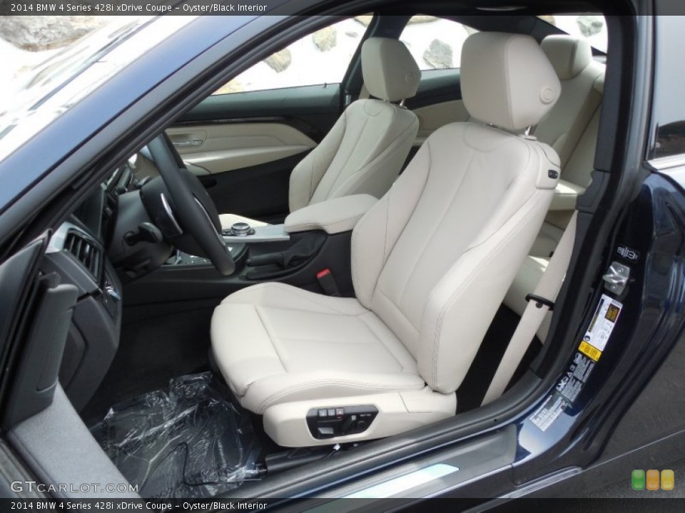 Oyster/Black 2014 BMW 4 Series Interiors
