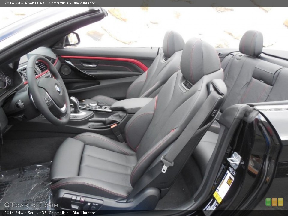 Black Interior Photo for the 2014 BMW 4 Series 435i Convertible #95146181