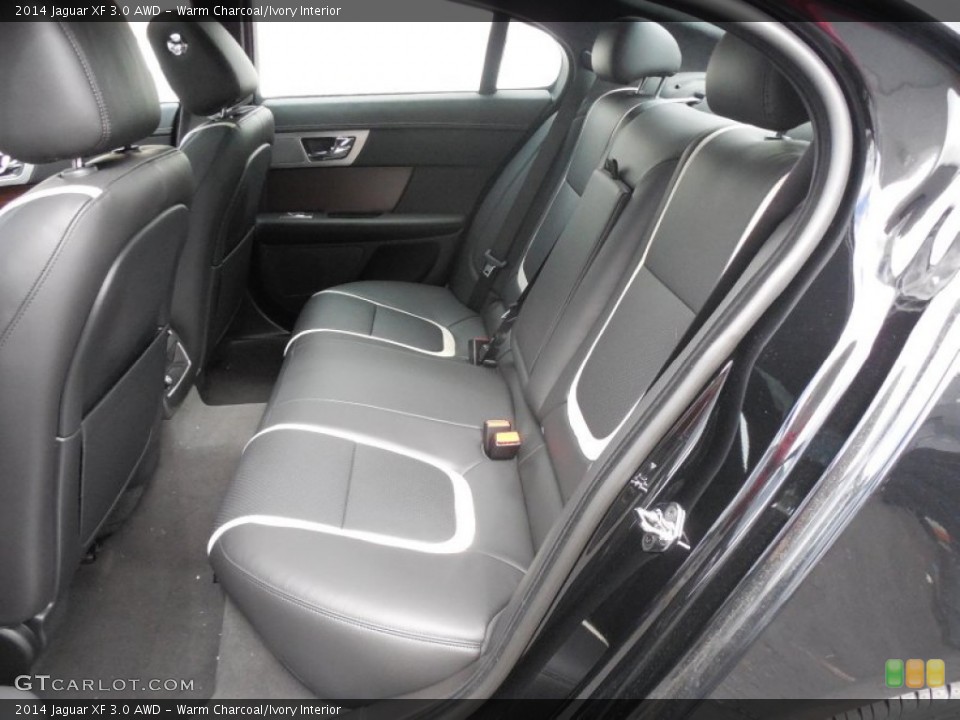 Warm Charcoal/Ivory 2014 Jaguar XF Interiors