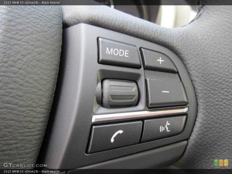Black Interior Controls for the 2015 BMW X3 xDrive28i #95149268