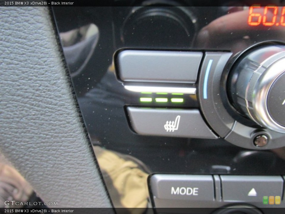 Black Interior Controls for the 2015 BMW X3 xDrive28i #95149292