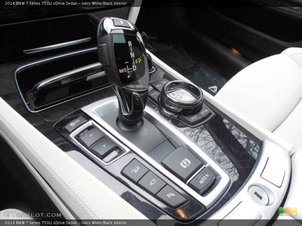 Ivory White/Black Interior Transmission for the 2014 BMW 7 Series 750Li xDrive Sedan #95151995