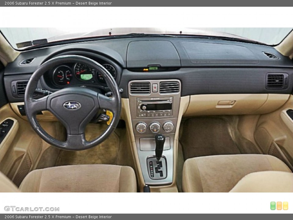 Desert Beige Interior Dashboard for the 2006 Subaru Forester 2.5 X Premium #95152742
