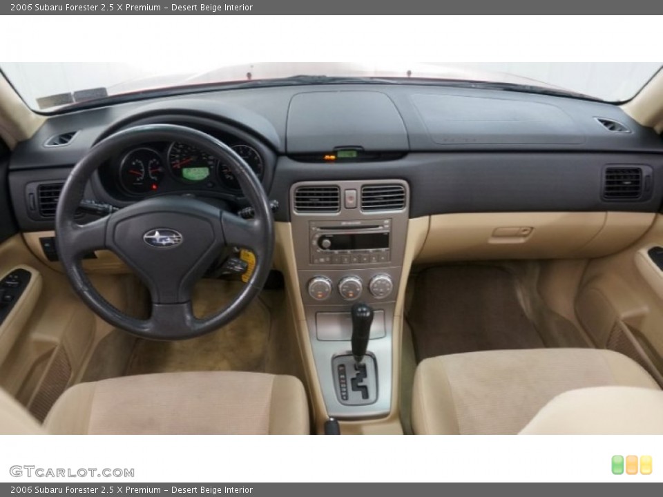 Desert Beige Interior Dashboard for the 2006 Subaru Forester 2.5 X Premium #95153330