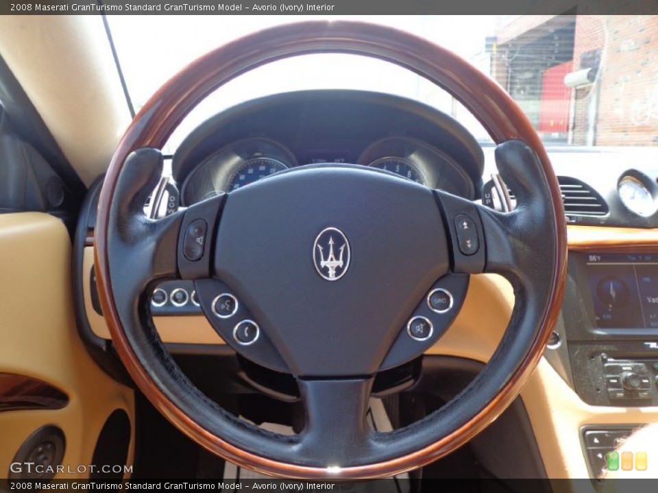 Avorio (Ivory) Interior Steering Wheel for the 2008 Maserati GranTurismo  #95153948