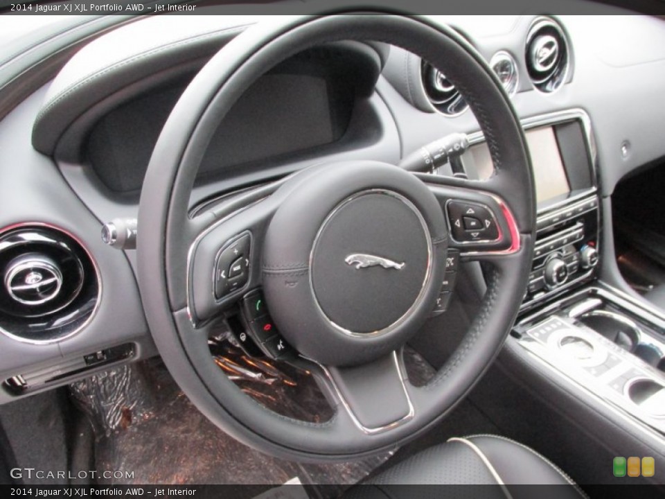 Jet Interior Steering Wheel for the 2014 Jaguar XJ XJL Portfolio AWD #95155370