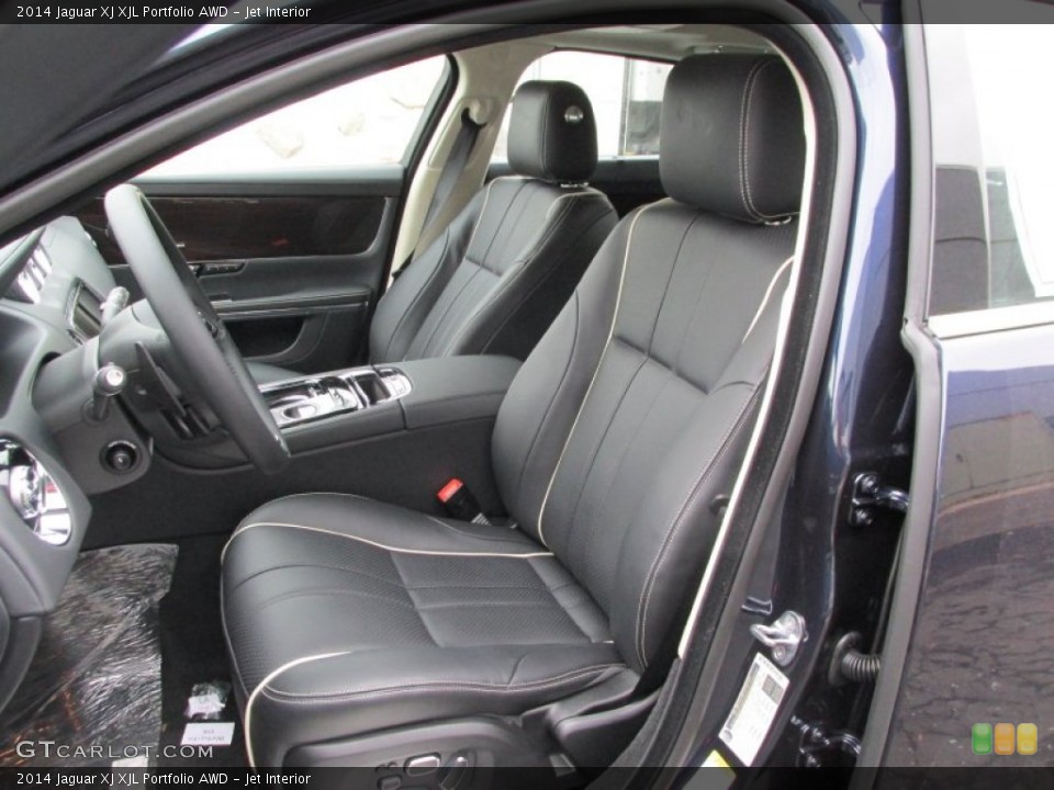 Jet Interior Front Seat for the 2014 Jaguar XJ XJL Portfolio AWD #95155388