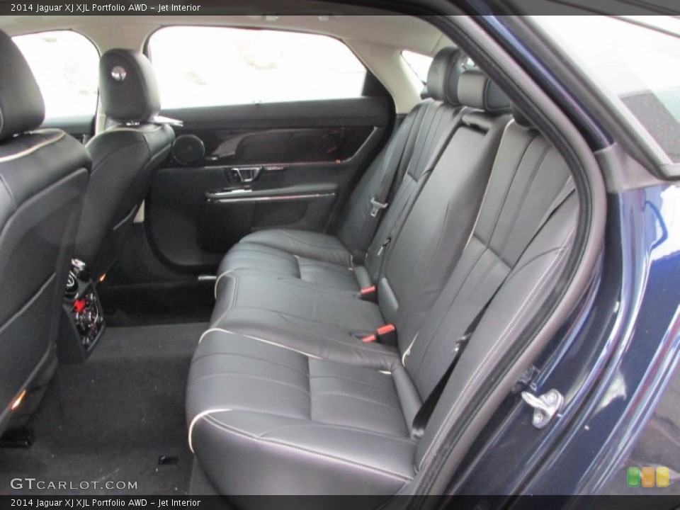 Jet Interior Rear Seat for the 2014 Jaguar XJ XJL Portfolio AWD #95155403