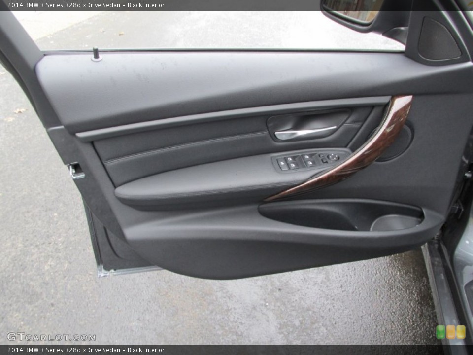 Black Interior Door Panel for the 2014 BMW 3 Series 328d xDrive Sedan #95156070