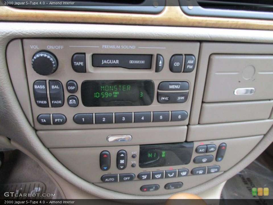 Almond Interior Controls for the 2000 Jaguar S-Type 4.0 #95156717