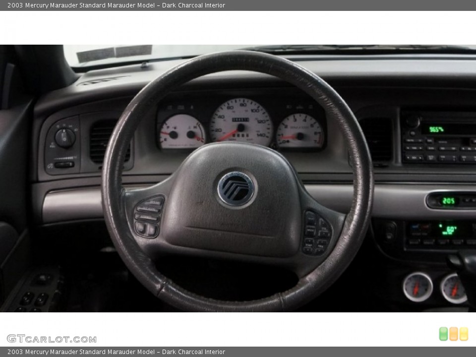 Dark Charcoal Interior Steering Wheel for the 2003 Mercury Marauder  #95164193