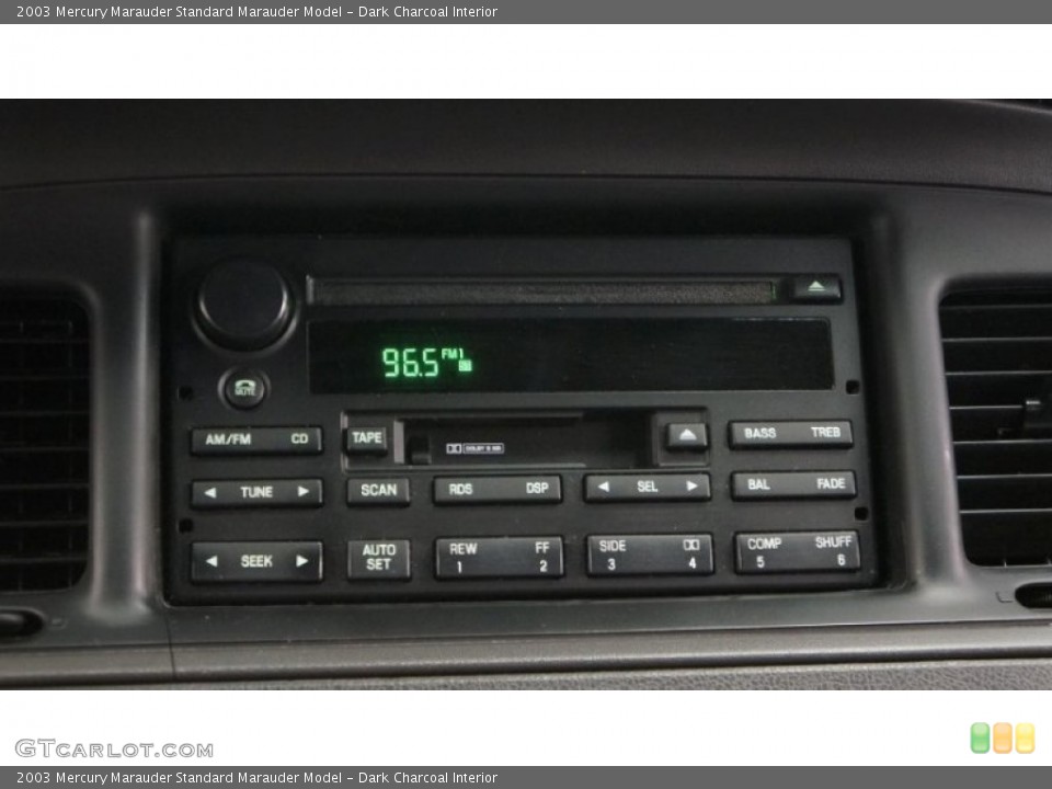 Dark Charcoal Interior Audio System for the 2003 Mercury Marauder  #95164223