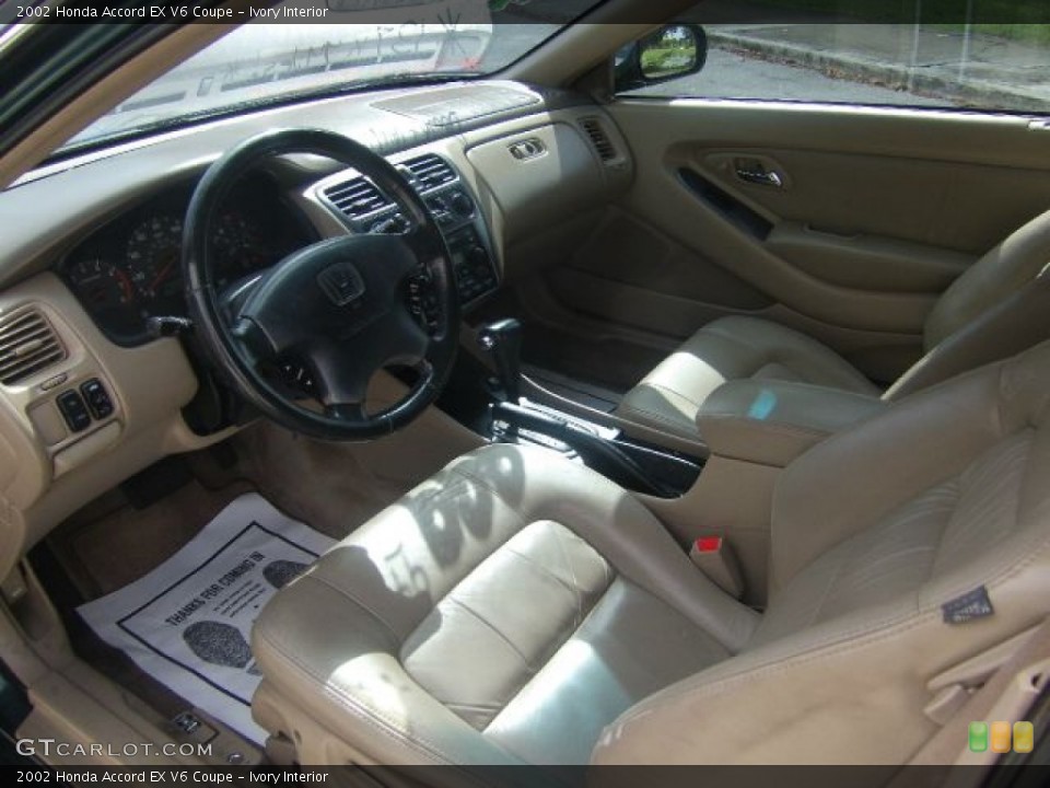 Ivory Interior Photo for the 2002 Honda Accord EX V6 Coupe #95170730