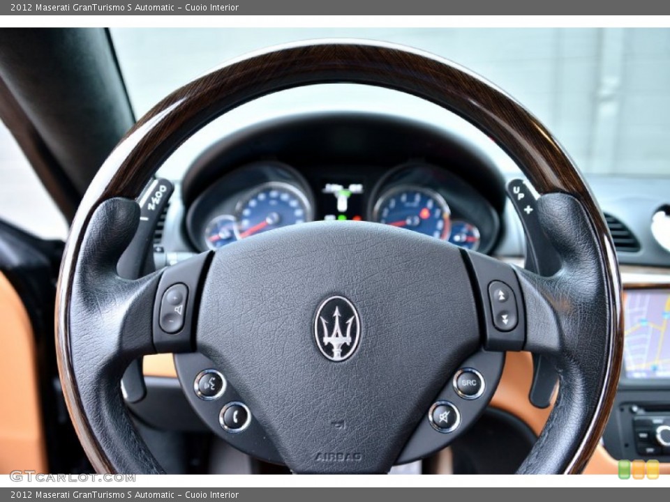 Cuoio Interior Steering Wheel for the 2012 Maserati GranTurismo S Automatic #95172545