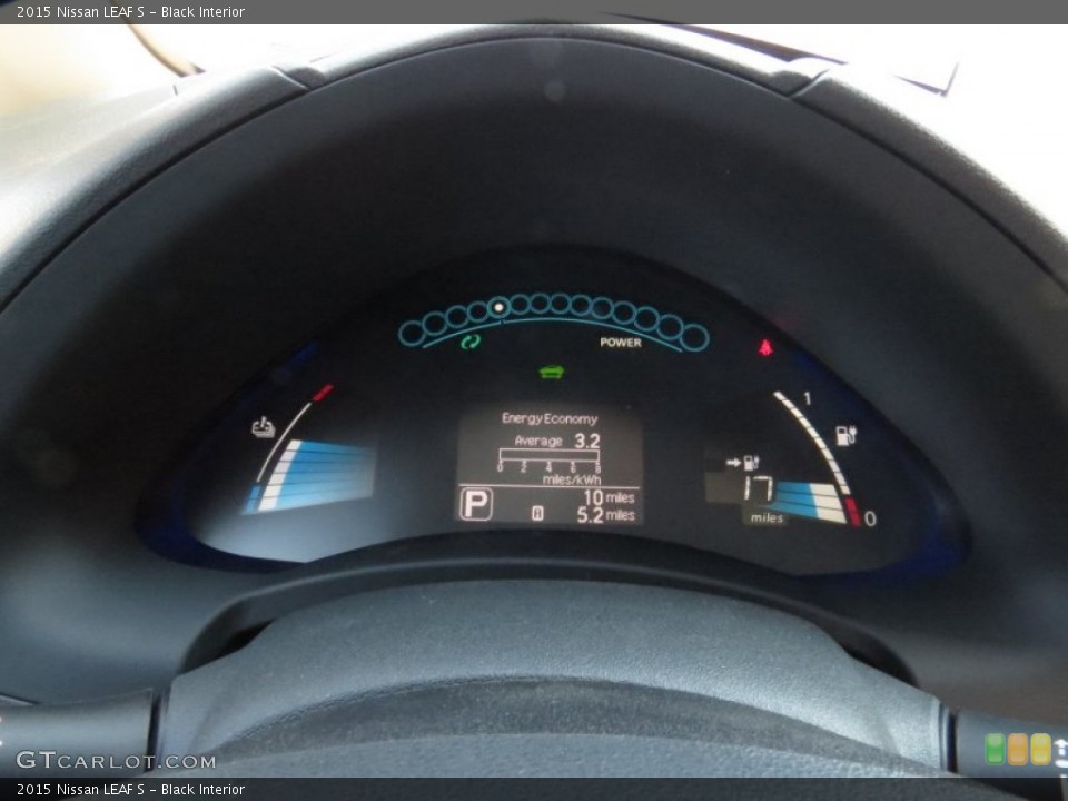 Black Interior Gauges for the 2015 Nissan LEAF S #95174588