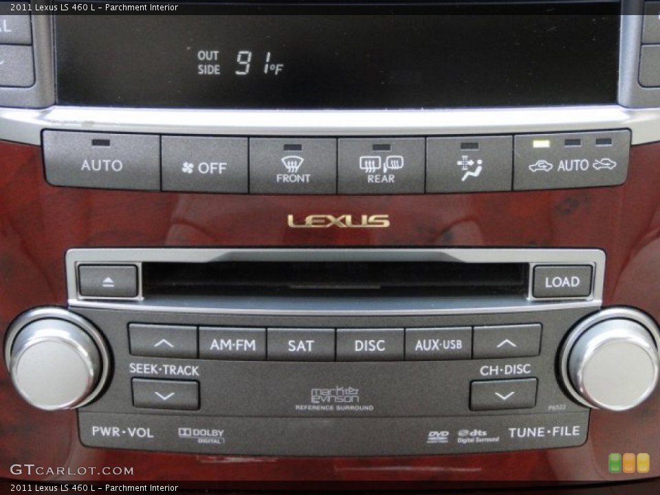 Parchment Interior Controls for the 2011 Lexus LS 460 L #95175938