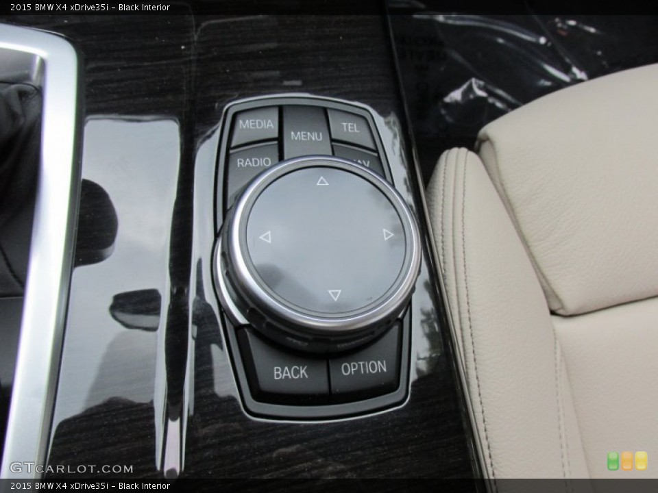 Black Interior Controls for the 2015 BMW X4 xDrive35i #95177429