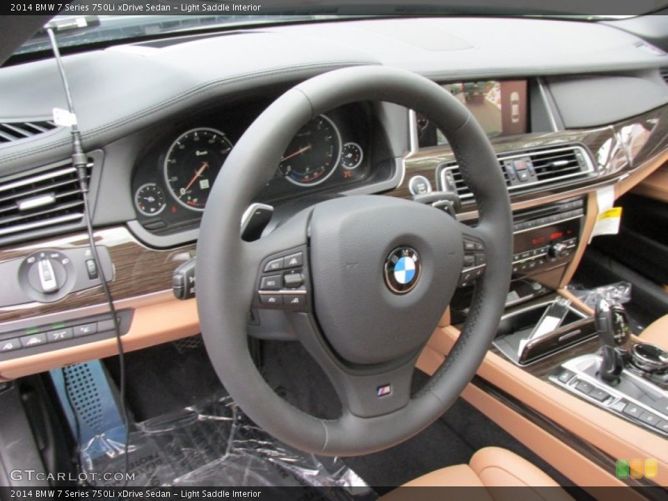 Light Saddle Interior Dashboard for the 2014 BMW 7 Series 750Li xDrive Sedan #95178905