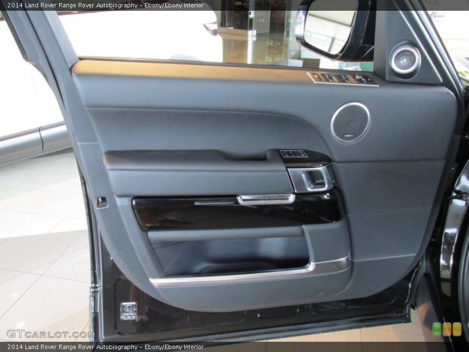 Ebony/Ebony Interior Door Panel for the 2014 Land Rover Range Rover Autobiography #95180322