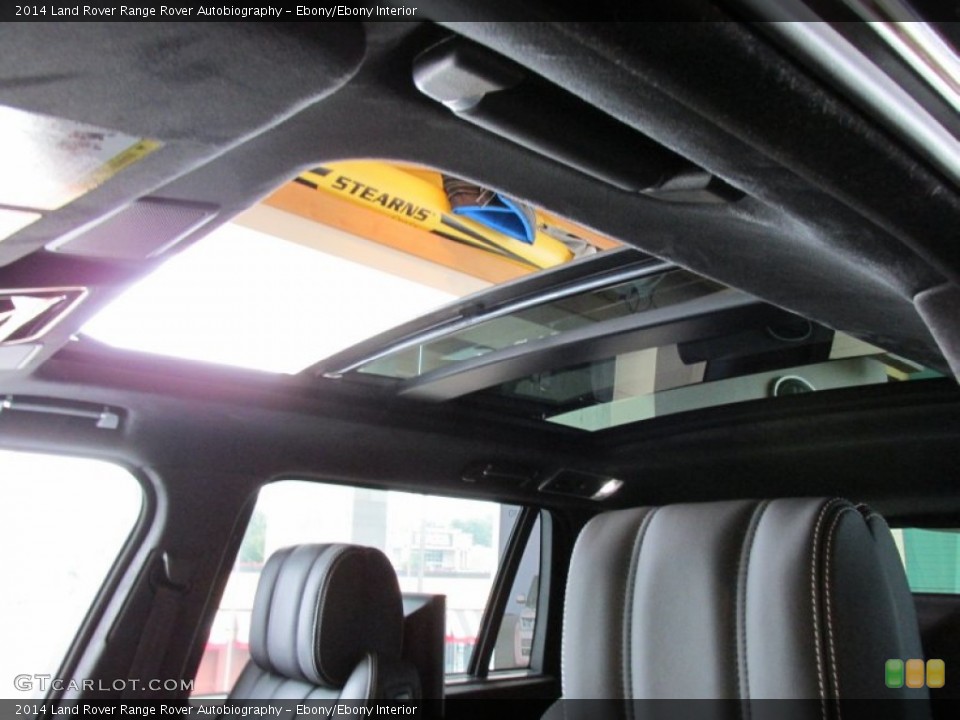 Ebony/Ebony Interior Sunroof for the 2014 Land Rover Range Rover Autobiography #95180357