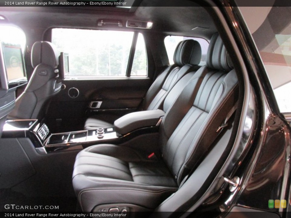 Ebony/Ebony Interior Rear Seat for the 2014 Land Rover Range Rover Autobiography #95180405