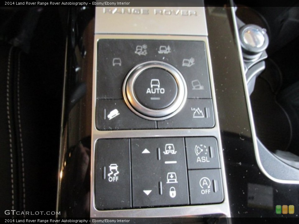 Ebony/Ebony Interior Controls for the 2014 Land Rover Range Rover Autobiography #95180543