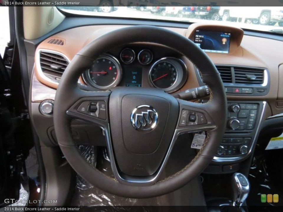 Saddle Interior Steering Wheel for the 2014 Buick Encore Leather #95182106