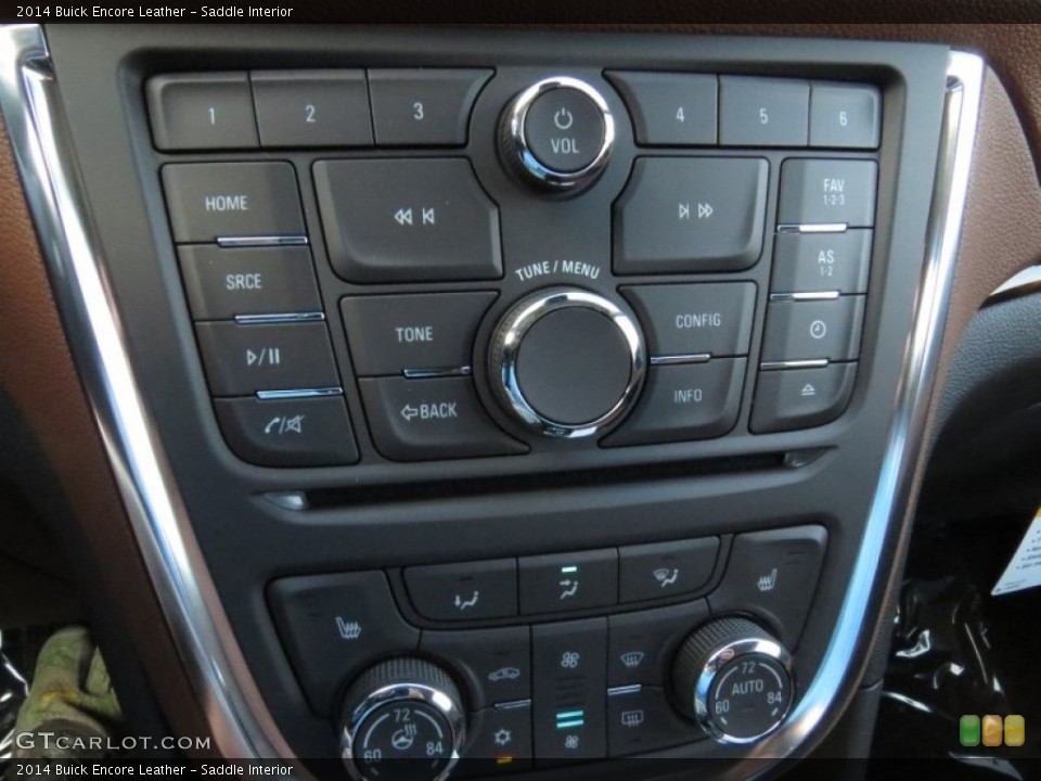Saddle Interior Controls for the 2014 Buick Encore Leather #95182218