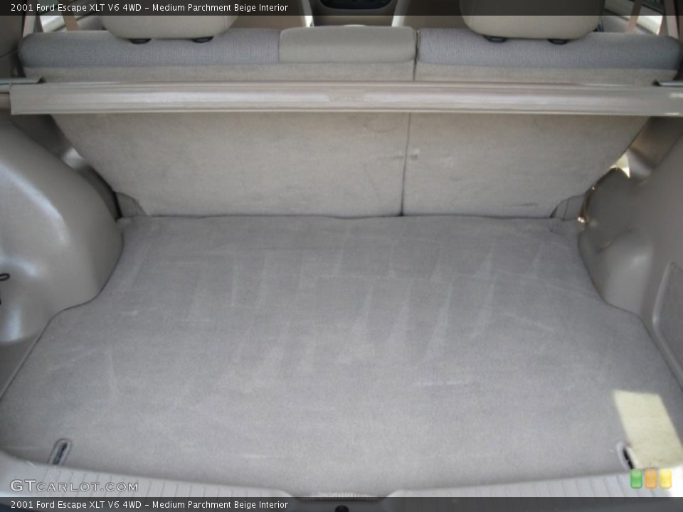 Medium Parchment Beige Interior Trunk for the 2001 Ford Escape XLT V6 4WD #95187467